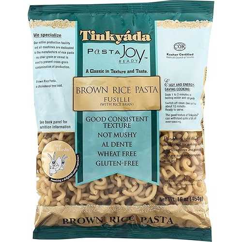 Tinkyada B08436 Tinkyada Brown Rice Fusilli -12x16 Oz
