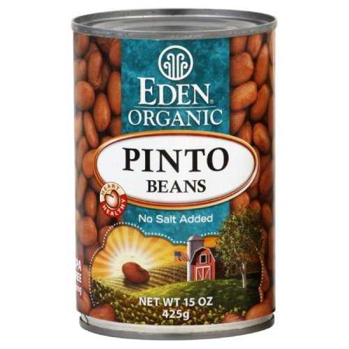 Eden Foods Organic Pinto Beans - Case of 12 - 15 薬局衡オンス.