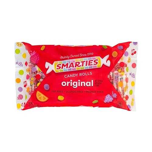 スマーティーズ 砂糖菓子一巻き アソートフレーバー、1 重量ポンド (12 個風呂敷き包み) Smarties Candy Rolls Assorted Flavors, 1 LB (Pack of 12)
