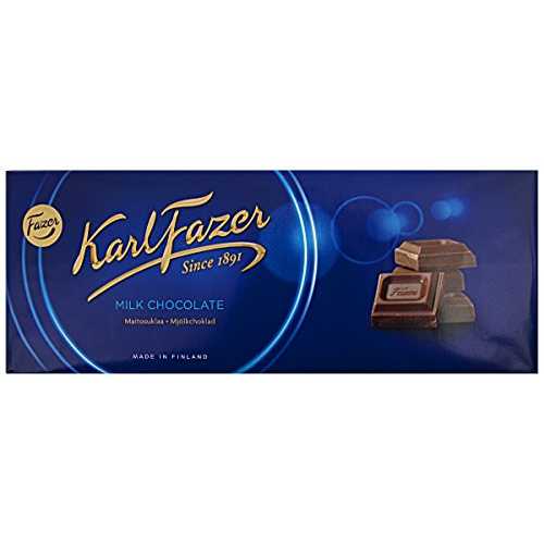 4 Bars of Karl Fazer Finland Original Milk Chocolate