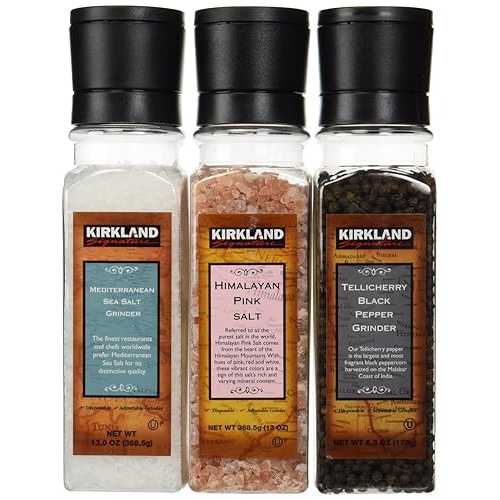 Kirkland Signature Salt and Pepper Grinder Set - 3-pack