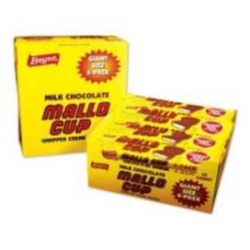 Mallo Cups 巨大な生物 乳汁 黒茶 砂糖漬け、3 薬局衡オンス - 1 容器に並べるあたり近所 24 個 -- 1 容れものあたり近所 6 容器に並べる入り口・入口。 Boyer Candy Mallo Cups Giant Milk Chocolate Candy, 3 Ounce - 24 per pack -- 6 packs per case.