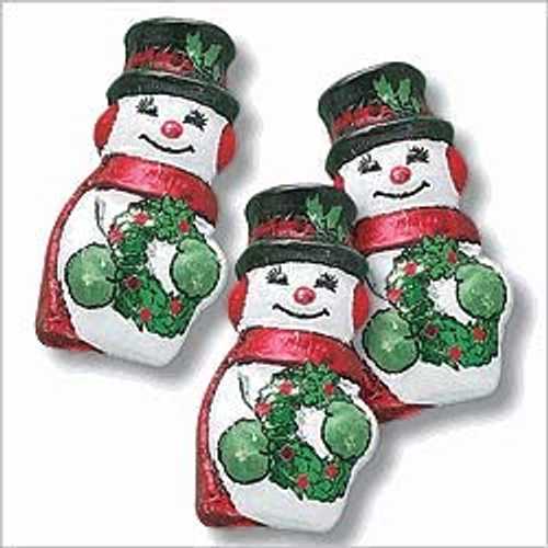 FavorOnline Assorted Christmas Santa and Snowmen Premium Mini Chocolate, 1 Pound 50 Pieces