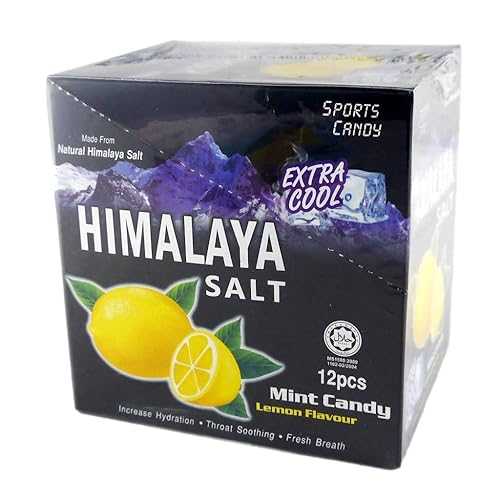 Unknown 30 Box Big Foot Natural Himalaya Salt Mint Candy - Lemon Flavour ( Total 360 Pcs )