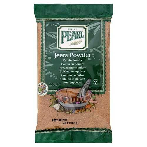 ホワイトパールクミン(ジーラ)黒色火薬 100g(10個入) White Pearl Cumin (Jeera) Powder 100 g (Pack of 10)