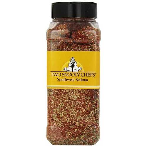 Two Snooty Chefs クオート大きさ サウスウェスト セドナ 塩加減、20 薬局衡オンス Two Snooty Chefs Quart Size Southwest Sedona Seasoning, 20-Ounce
