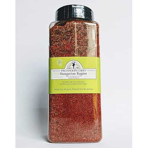 ハンガリー共和国産ラグー調味料 2 品、22 薬局衡オンス Two Snooty Chefs Two Snooty Hungarian Ragout Seasoning, 22-Ounce