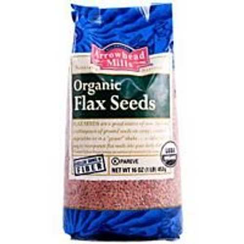 Arrowhead Mills Organic Flax Seeds - 16 薬局衡オンス (Multi-Pack)