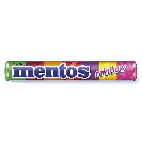 Perfetti Mentos Rainbow Roll -- 360 per case.
