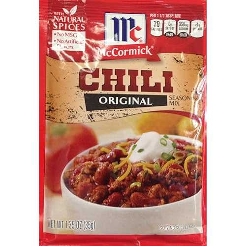 マコーミック 一風変わった チリ 香辛料 交ぜ合わせる 1.25 薬局衡オンス (15 パケット) McCormick Original CHILI Seasoning Mix 1.25薬局衡オンス (15 Packets)