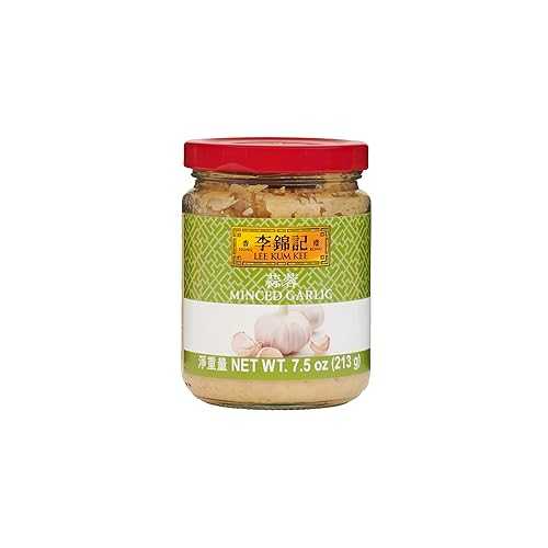 Lee Kum Kee Minced Garlic (7.5 薬局衡オンス - 12 Pack), Perfect for Marinades, Dressings, Sauce Mixes, Steaming, and Stir-Frying