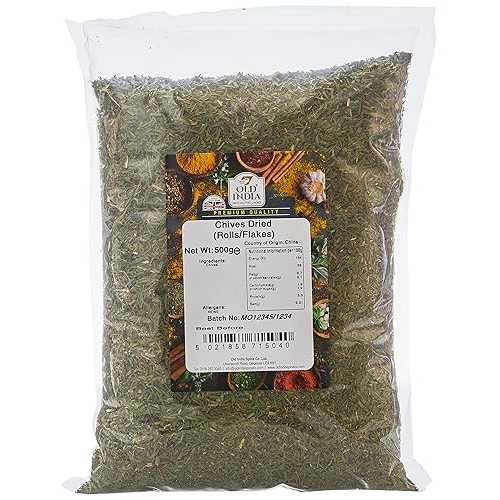 年寄りの インディア アサツキ 素っ気ない (一巻き/フレーク) 500 g Old India Chives Dried (Rolls/Flakes) 500 g