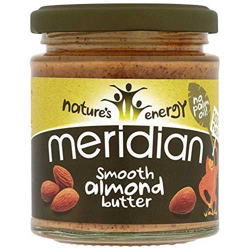 Meridian Almond Butter Smooth 100% Nuts 170g - Pack of 6