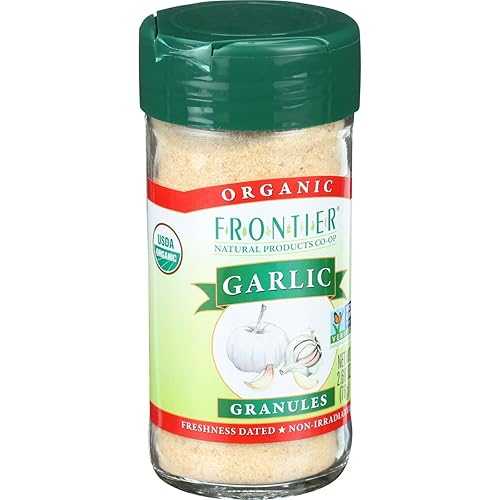 Frontier Herb Ssnng Garlic Granule Org Bttl3