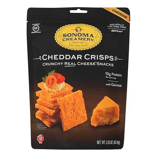 Sonoma Creamery, Gluten-Free Cheddar Cheese Crisps, 2.25 Ounce