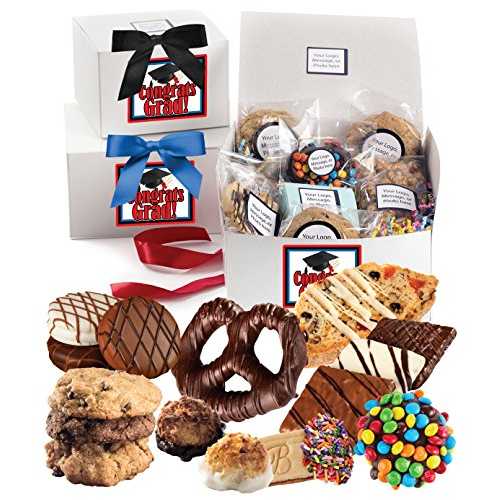 卒 - 御菓子の箱 - 2重量ポンド (ビスキットと砂糖菓子) Barbara\u0027s Cookie Pies GRADUATION - BOX OF SWEETS - 2重量ポンド (Cookies and Candy)
