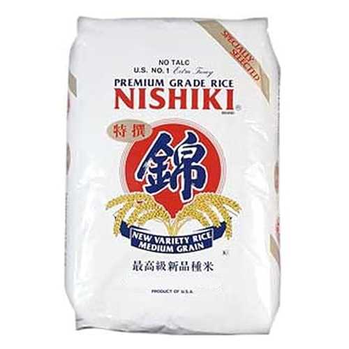 Nishiki Premium Sushi Rice, 5-Pound (Pack of 8)