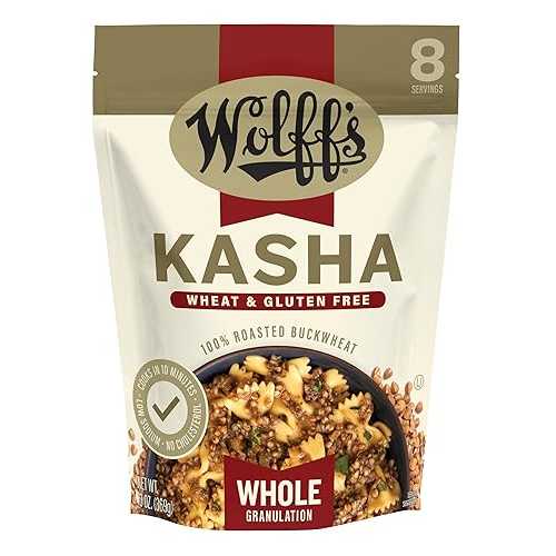 Wolff\u0027s Kasha (Whole Granulation) - 100% Roasted Buckwheat