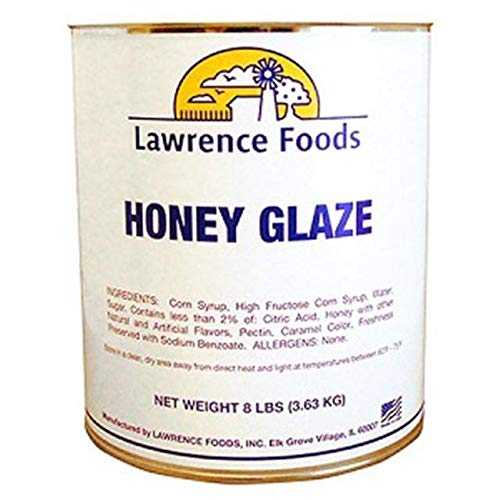 ハニーグレーズ 10号缶 --- 1容れもの6個 Lawrence Foods Honey Glaze, no.10 Cans --- 6 Per Case
