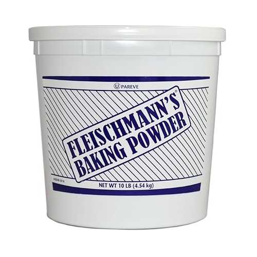 Clabber Girl Fleischmann 複動型ふくらし粉、10 重量ポンド -- 容れものあたり近所 4 個。 Clabber Girl Fleischmann Double Acting Baking Powder, 10 Pound -- 4 per case.