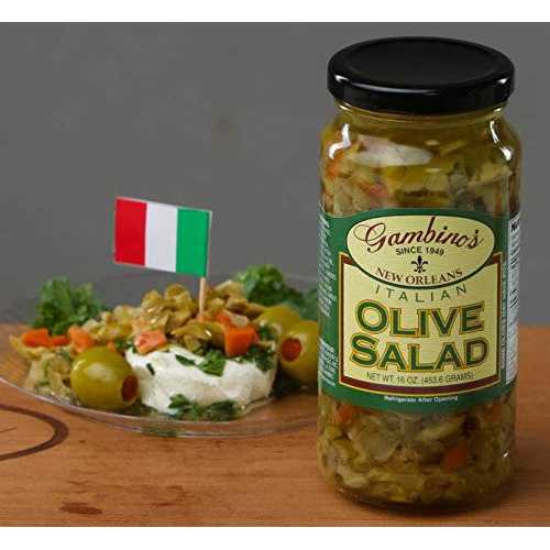 Gambino\u0027s Gambinos Italian Olive Salad, 1 Gallon -- 4 per case.