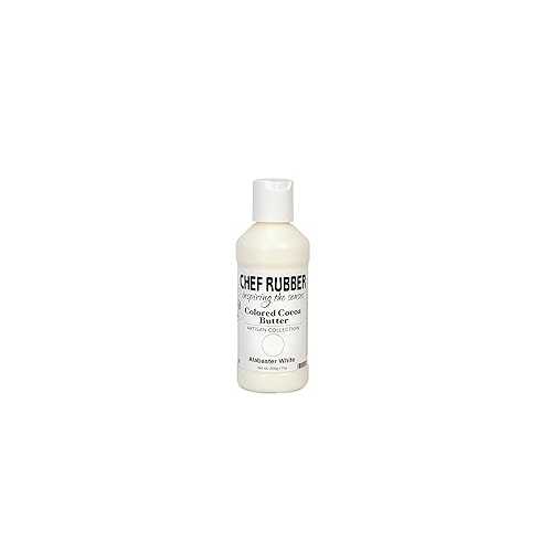 シェフラバーアラバスターホワイトカラーココアバター Chef Rubber Alabaster White Colored Cocoa Butter