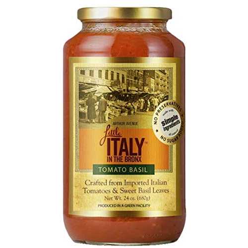 Little Italy In The Bronx Tomato Basil Sauce, 24 Ounce - 6 per case