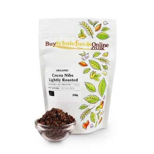 Whole Foods オーガニック ココアニブ (軽々しく焙ずる) (250g) を買いもとめるする Buy Whole Foods Organic Cocoa Nibs (Lightly Roasted) (250g)