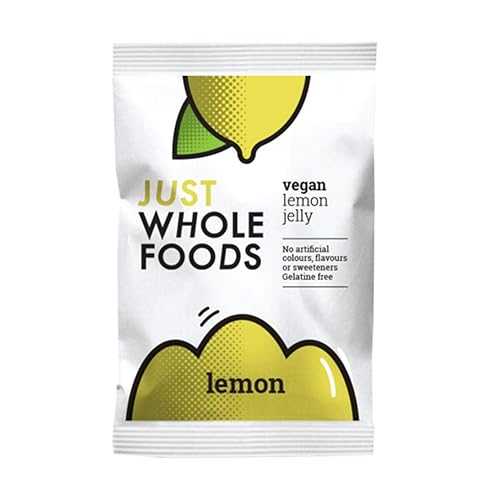 Just Wholefoods 自然的 檸檬 本当の フルーツ フレーバー ゼラチン 水晶 3.00 薬局衡オンス 6 個 6 x Just Wholefoods Natural Lemon Real Fruit Flavoured Jelly Crystals 3.00 薬局衡オンス