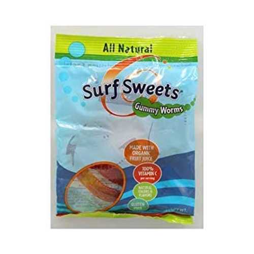 Surf Sweets Organic Gummy Worms, 2.75 Ounce -- 48 per case