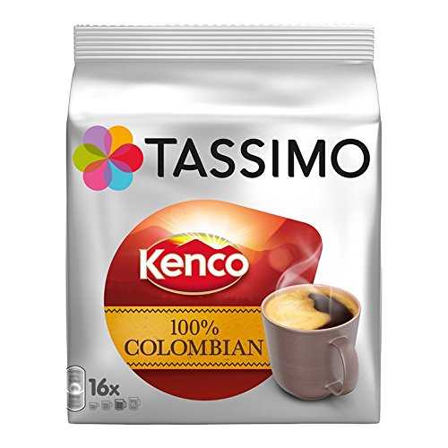 Tassimo Kenco コロンビア 珈琲 T レコード盤 4 容器に並べる by Kenco Tassimo Kenco Colombian Coffee T-Discs 4 Pack by Kenco