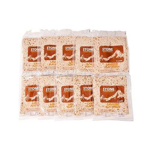 ストーンラバッシュ 全粒小麦粉フラットブレッド 6個入り口・入口10風呂敷き包み Breadmasters ARA-Z STONE LAVASH WHOLE WHEAT FLAT BREAD 10 packs of 6