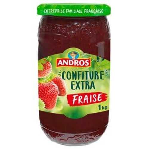 Andros Confiture Fraise 1Kg (Andros Strawberry Jam 1Kg)