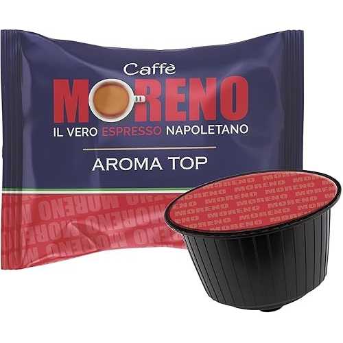 DOLCE GUSTO compatible 50 capsule. TOP ESPRESSO roast, CAFFE MORENO USA, Premium blend, Made インチ Italy Il vero espresso Napoletano.