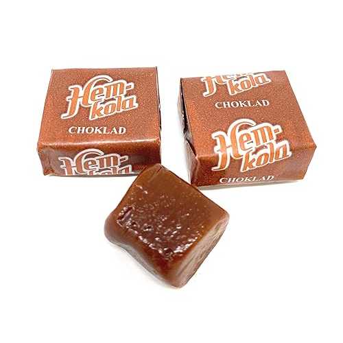 Carletti、ヘムコラ 黒茶 トッフィー (4 重量ポンド) Carletti, Hemkola Chocolate Toffee (4 Lbs)