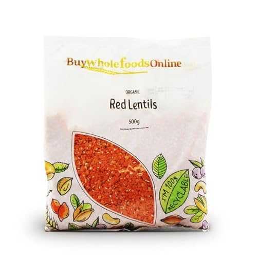 Whole Foods オーガニック赤水晶体豆 (500g) を買いもとめるする Buy Whole Foods Organic Red Lentils (500g)