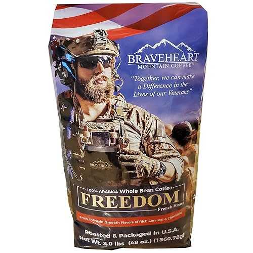 ブレイブハート お山 珈琲 フレンチ ローストホールビーン 珈琲 BRAVEHEART MOUNTAIN COFFEE FRENCH ROAST WHOLE BEAN COFFEE