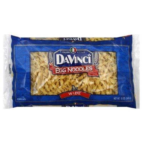 ダヴィンチ エッグ麺 広広とした、12薬局衡オンス (12個風呂敷き包み) DaVinci Egg Noodles Wide, 12-ounces (Pack of12)