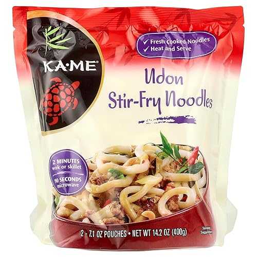 Ka\u0027Me Udon Stir Fry Noodles - Case of 6-14.2 薬局衡オンス.