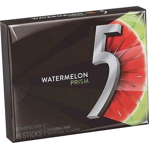 Wrigley\u0027s 5 Gum Prism Sugar Free - 10 per pack -- 12 packs per case.