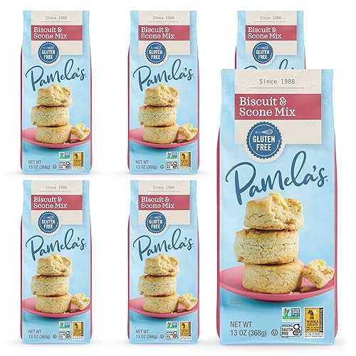 Pamela\u0027s Gluten Free Biscuit and Scone Mix, 13薬局衡オンス (Pack of 6) Pamela\u0027s Products Pamela\u0027s Gluten Free Biscuit and Scone Mix, 13薬局衡オンス (Pack of 6)