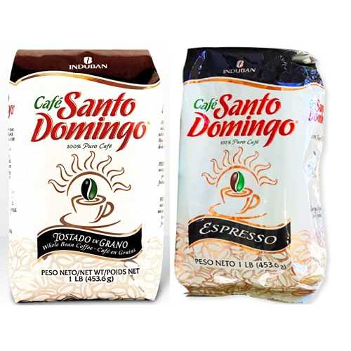 1 Caf・・ Santo Domingo (Whole Bean) 1重量ポンド/454g AND Caf・・ Santo Domingo Espresso (Ground) 1 重量ポンド Whole Roasted And Espresso Coffee 1 Caf Santo Domingo (Whole Bean) 1重量ポンド/454g AND Caf Santo Domingo Espresso (Ground) 1 重量ポンド