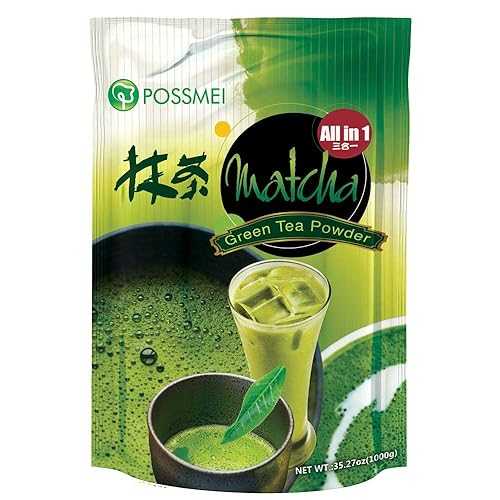 Possmei Matcha Green Tea Powder, 2.2 lbs (1 kg) Premium Japanese-Style Matcha for Lattes, Smoothies, Baking \u0026 Desserts