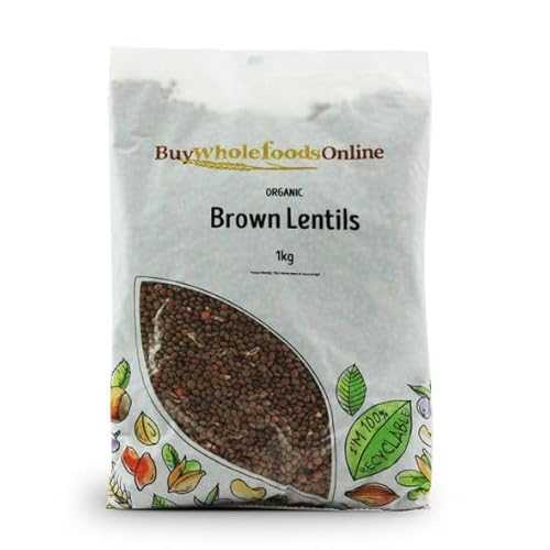 Whole Foods オーガニック黒水晶体豆 (1kg) を買いもとめるする Buy Whole Foods Organic Brown Lentils (1kg)