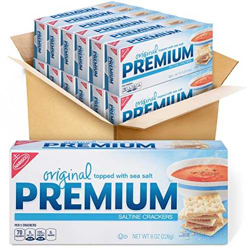 割り増し金 一風変わった ソル青二才 かんしゃく玉、12 ~ 8 薬局衡オンスの箱 Premium Original Saltine Crackers, 12 - 8 薬局衡オンス Boxes