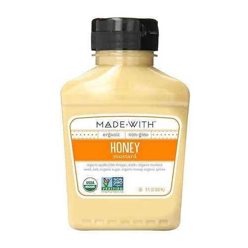 ブランドハニーマスタード製、9薬局衡オンス(6個容器に並べる) MadeWith Made With Brand Honey Mustard, 9 Oz (Pack of 6)