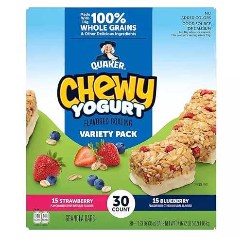 クエーカーチューイヨーグルトグラノーラバーバラエティパック、30個入り口・入口。 Quaker Chewy Yogurt Granola Bars Variety Pack, 30 コンピュータ断層撮影法.