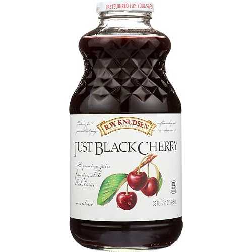 (容れものではありません) 清涼飲料水 ジャスト 黒いこと 桜んぼう R.W. Knudsen (NOT A CASE) Juice Just Black Cherry