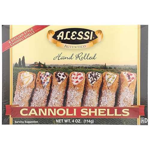Alessi Cannoli 外殻 Lrge、4 薬局衡オンス (12 個風呂敷き包み) Alessi Cannoli Shells Lrge, 4 Oz (Pack of 12)
