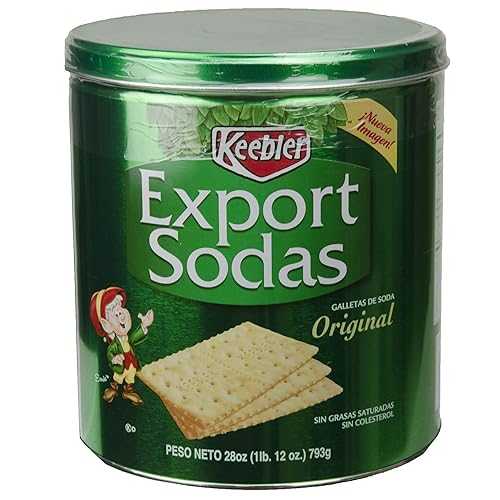 Zesta Export 炭酸ソーダ かんしゃく玉、28 薬局衡オンス (3 個容器に並べる) Zesta Export Soda Crackers, 28-Ounce (Pack of 3)